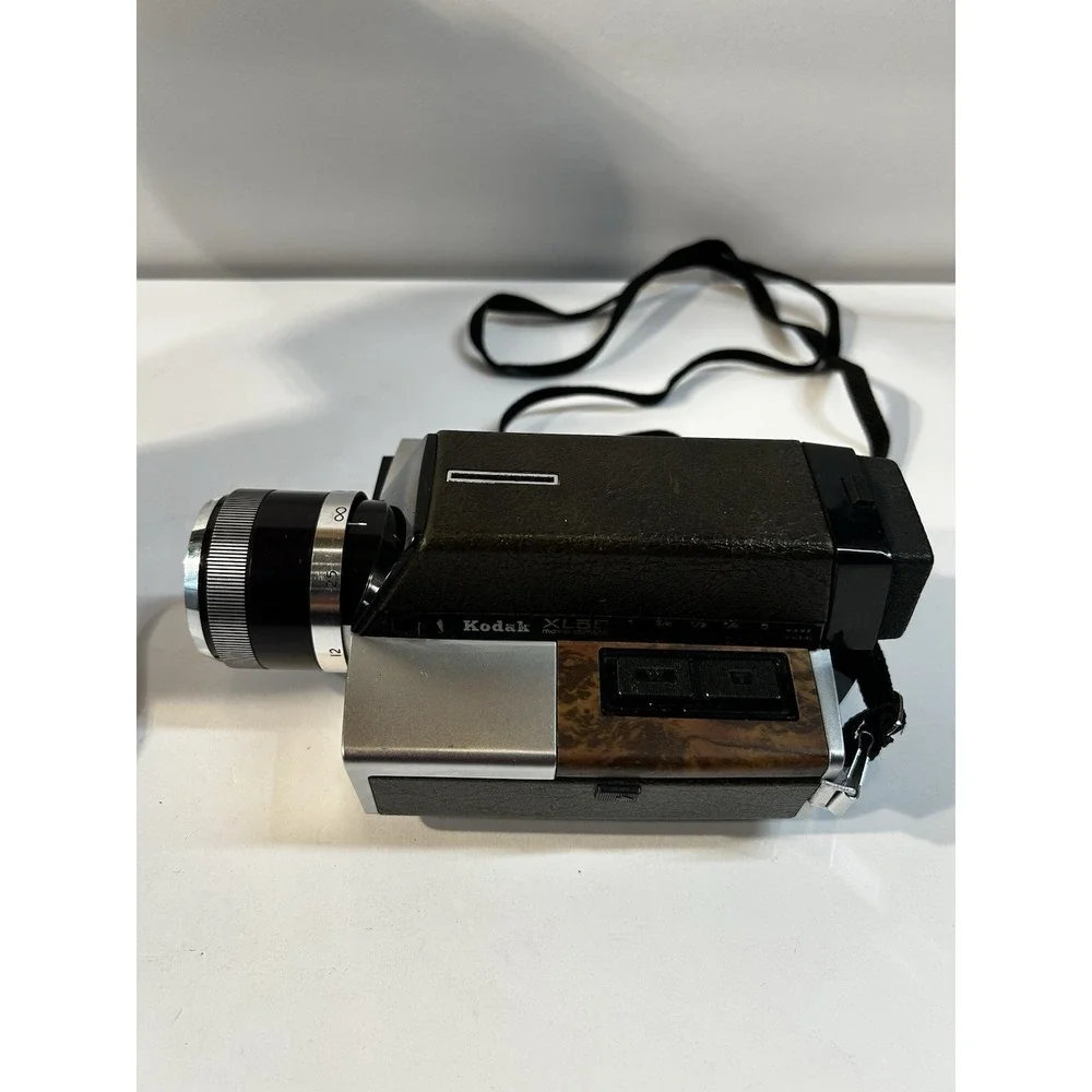 Vintage Kodak XL55 Super 8 Movie Camera Ektar Zoom Lens Case Untested Retro Film